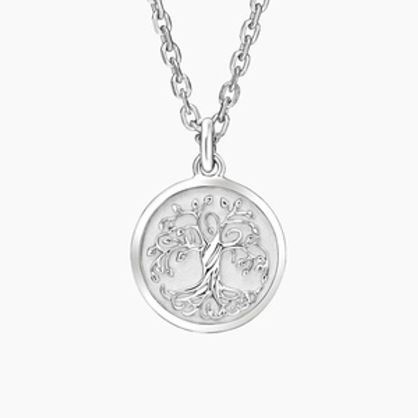 Silver Homme Tree of Life Pendant