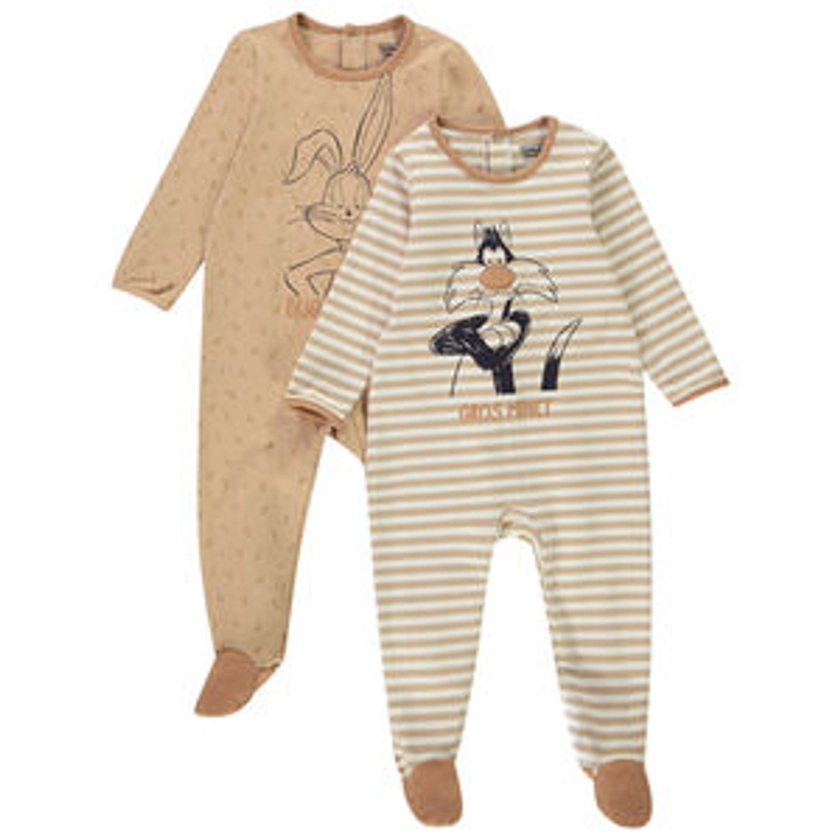 Lot de 2 dors-bien en velours print Tic et Tac Disney pour bébé garçon