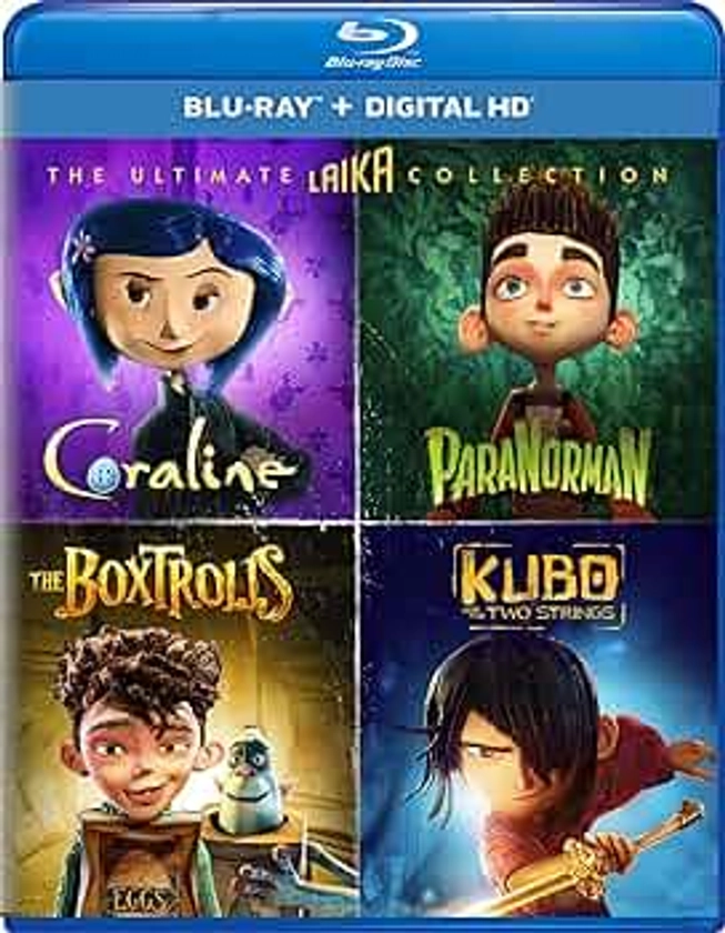 The Ultimate Laika Collection (Coraline / ParaNorman / The Boxtrolls / Kubo and the Two Strings) [Blu-ray]