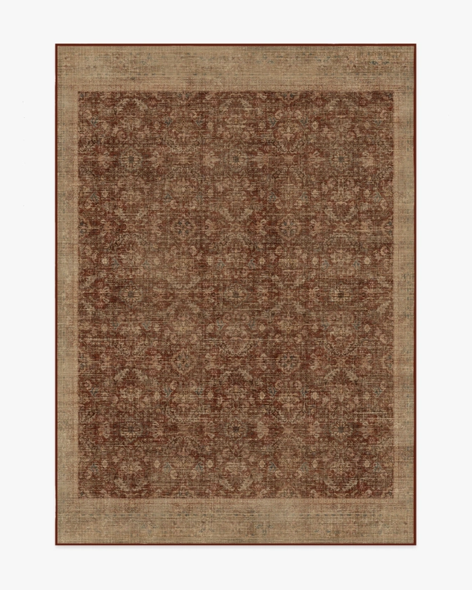 Frances Golden Red Rug | Ruggable