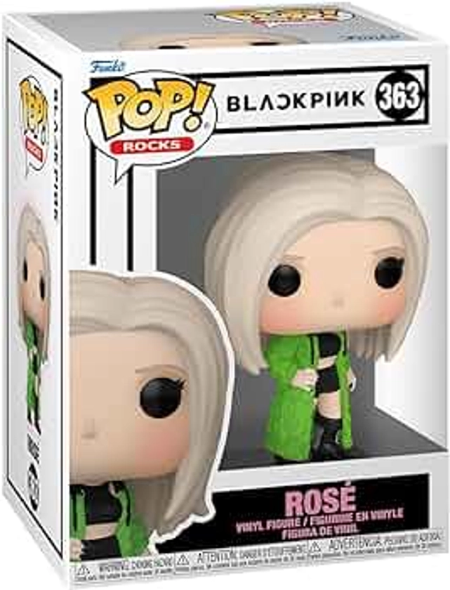 Funko Pop! Rocks: Blackpink - Rose - Figurine en Vinyle à Collectionner - Idée de Cadeau - Produits Officiels - Jouets pour Les Enfants et Adultes - Music Fans