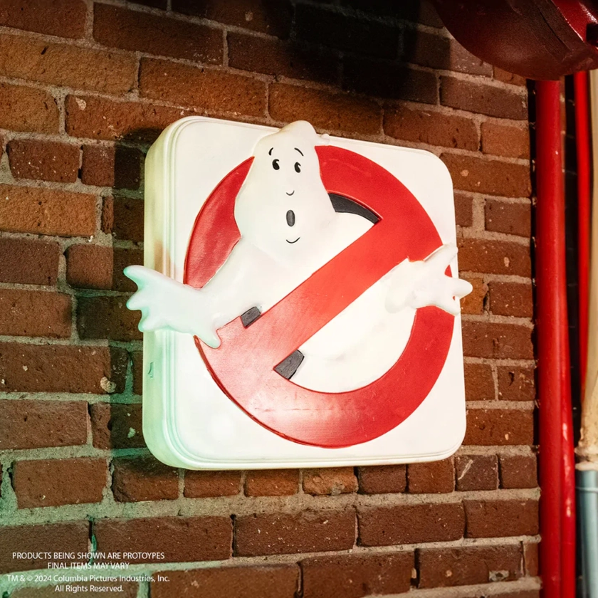 Ghostbusters - Light Up No Ghosts Sign - PRE ORDER | Mad About Horror