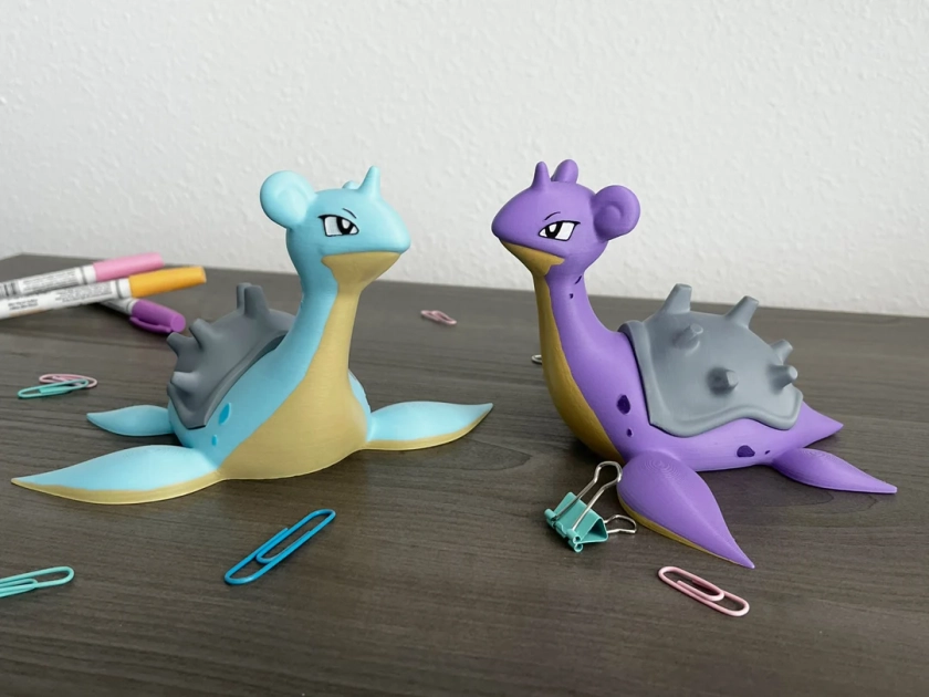 Lapras Desk Buddy! Cute office storage container! Pokemon Inspired!