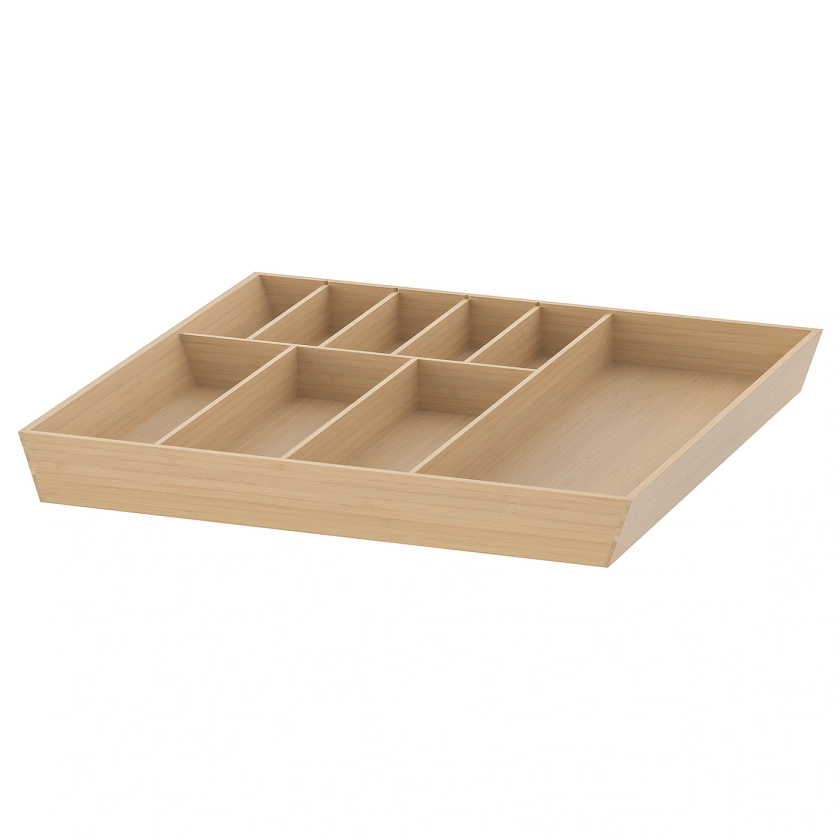 UPPDATERA cutlery tray, light bamboo, 52x50 cm - IKEA