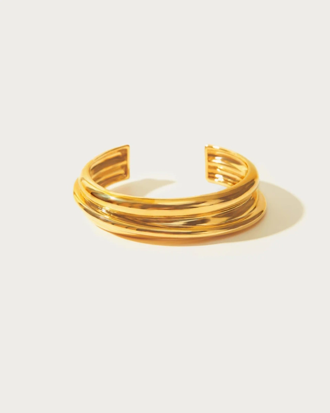 Bangles on Bangles in Gold | En Route Jewelry | En Route Jewelry