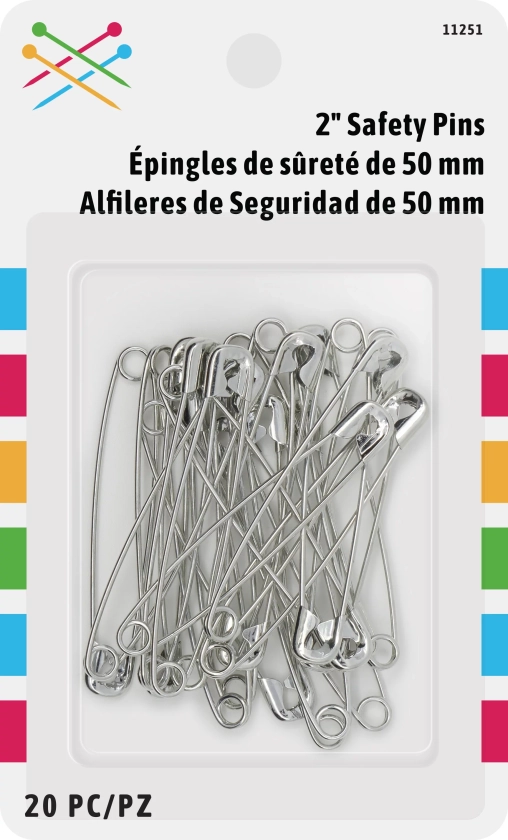 Prym Large Safety Pins, 20 Count