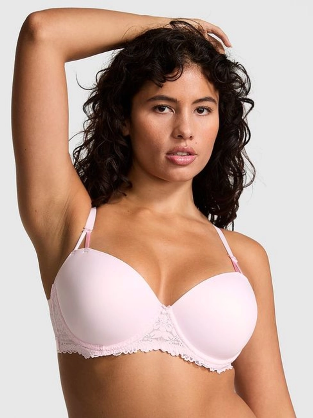 Marzipan Nude Push Up Smooth Cup Lace Bra