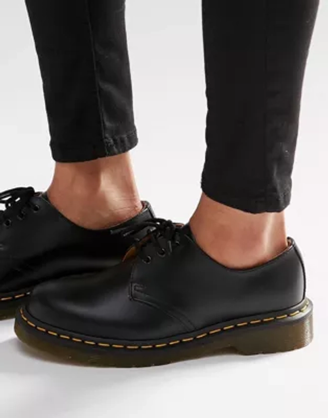 Dr Martens - 1461 - Chaussures Oxford en cuir lisse 3 œillets | ASOS