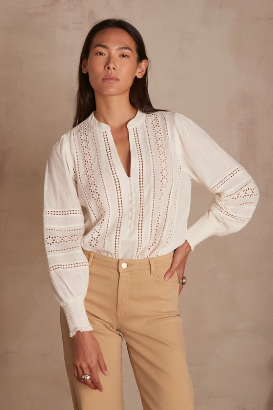 Blouse brodée BAILA