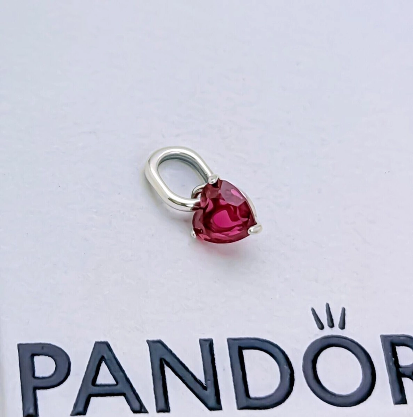 New 100% Authentic PANDORA ME 925 Red Broken Heart Mini Dangle Charm 793450C01