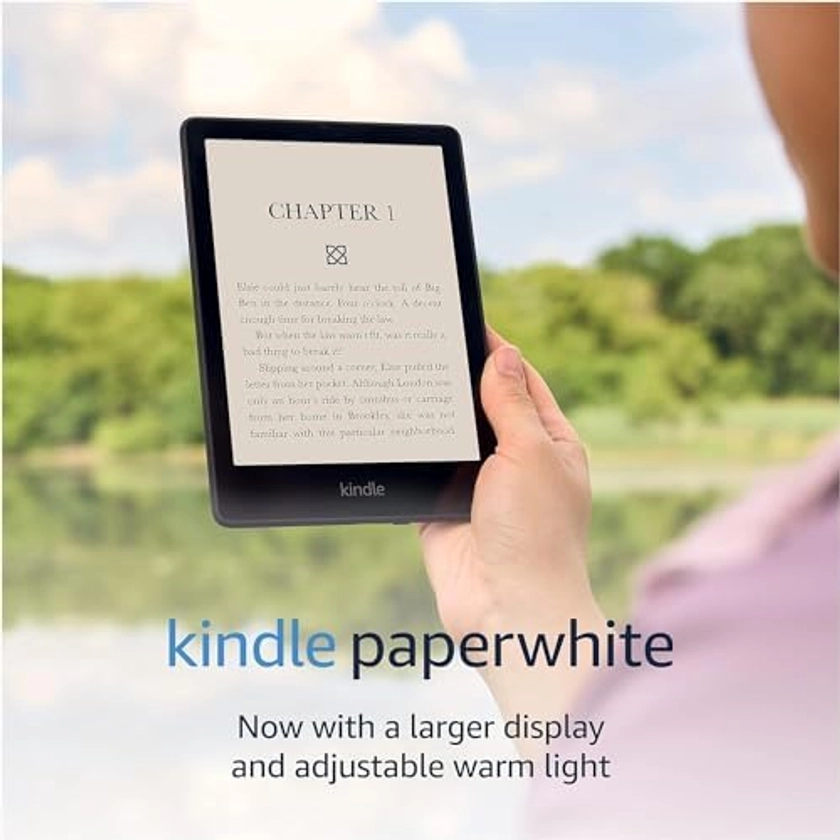 Kindle Paperwhite | 16 GB, now with a 6.8" display and adjustable warm light | Without ads | Black