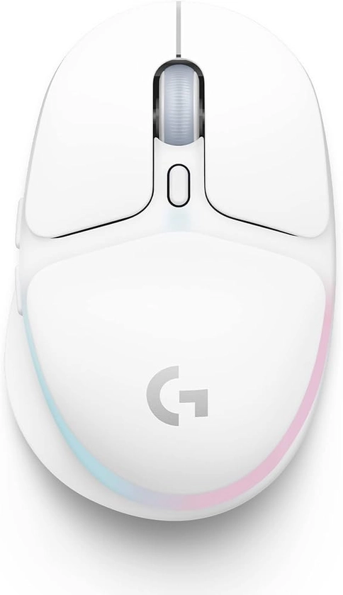 Logitech G G705 Wireless Gaming Mouse, Customisable LIGHTSYNC RGB Lighting, LIGHTSPEED Wireless, Bluetooth Connectivity, Lightweight, PC/Mac/Laptop - White Mist : Amazon.co.uk: PC & Video Games