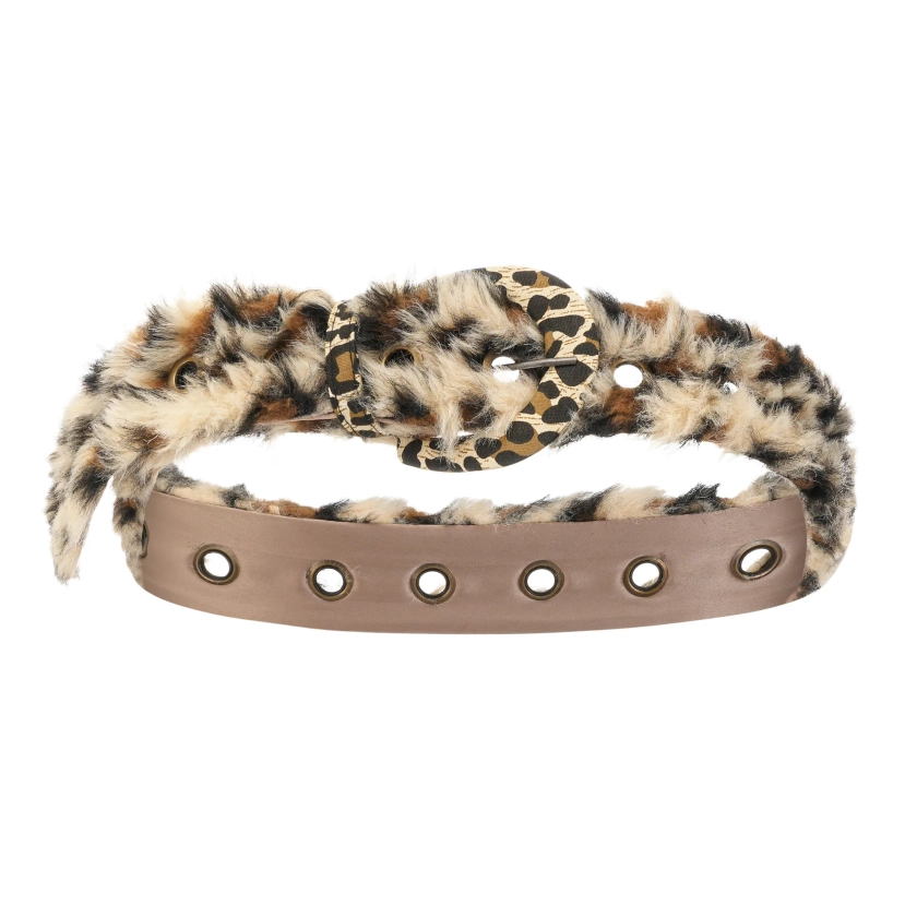 Sassy Love Leopard Fluffy Belt | eyeellike