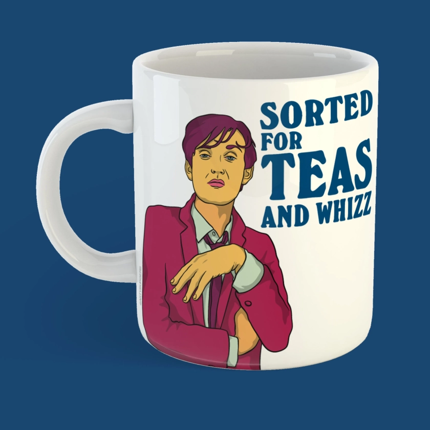 Sorted for Teas and Whizz // Pulp Jarvis Cocker indie britpop lyrics inspired gift tea coffee mug