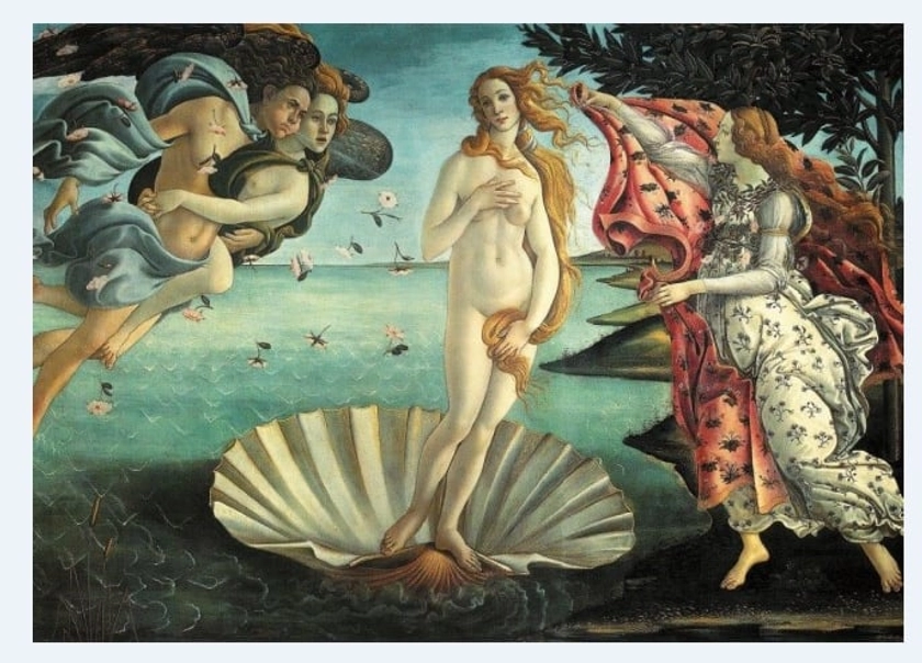 1000 pièces BOTTICELLI -NAISSANCE DE VENUS Piatnik