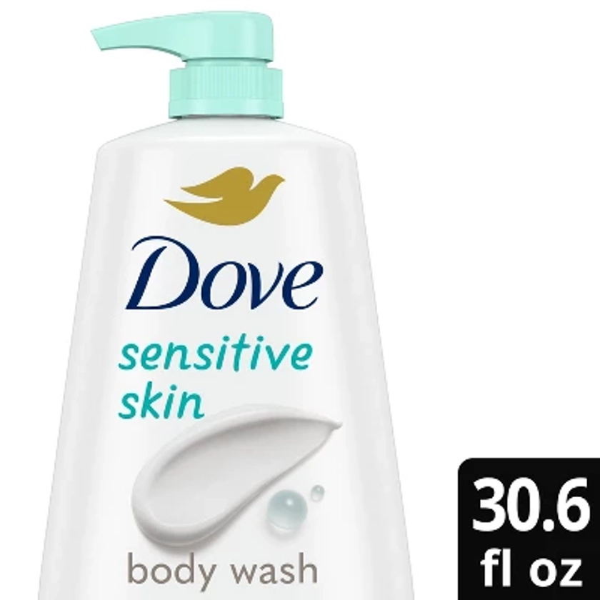 Dove Beauty Sensitive Skin Hypoallergenic Body Wash Pump - 30.6 fl oz