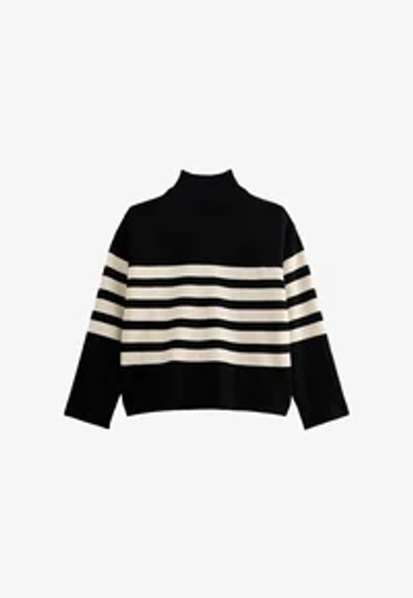 New Look COMPACT STRIPED - Pullover - black pattern/noir - ZALANDO.FR