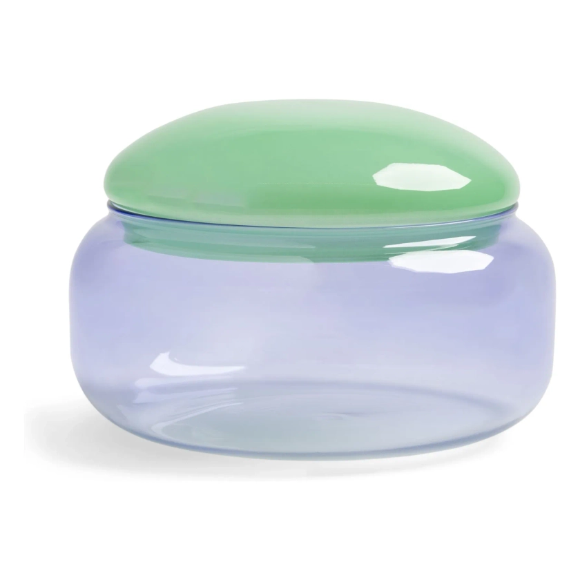 &Klevering - Puffy glass jar - Lilac | Smallable
