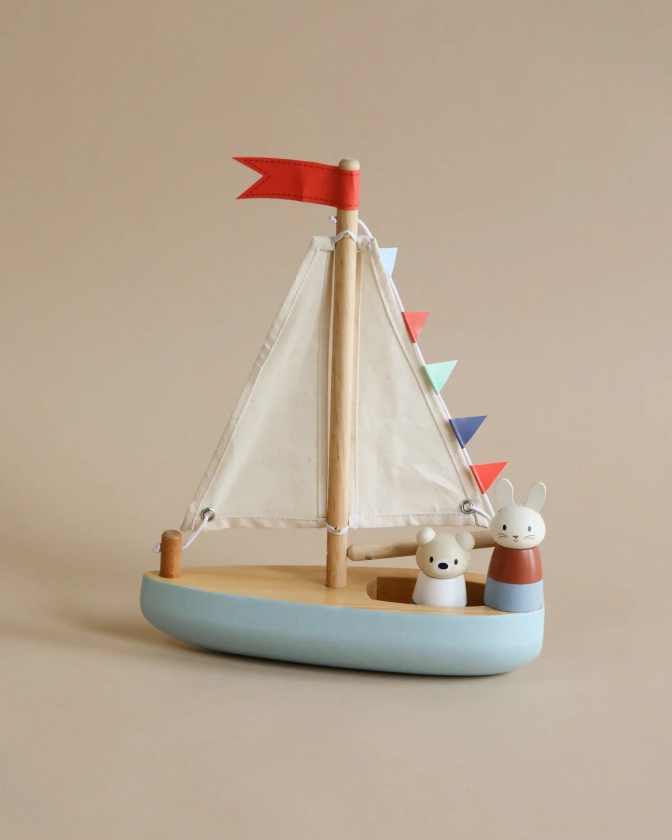Wooden Sail Boat
