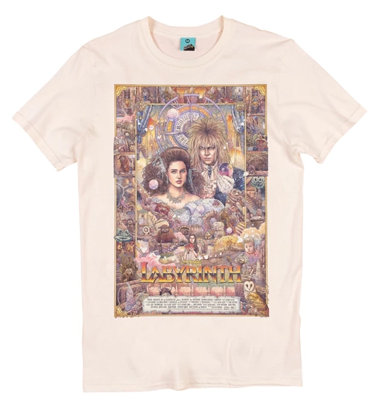 Illustrated Poster hmv Exclusive Labyrinth Tee (Small)