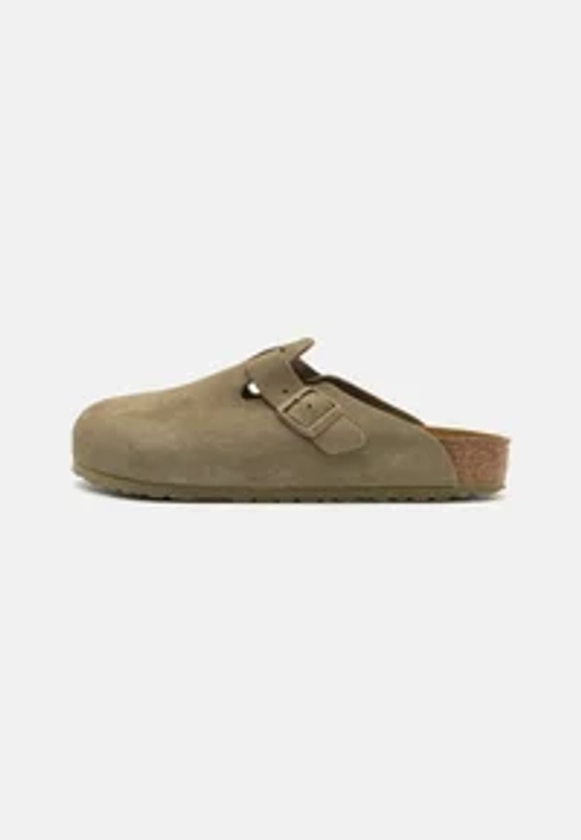 Birkenstock BOSTON UNISEX - Sabots - faded khaki/kaki - ZALANDO.FR