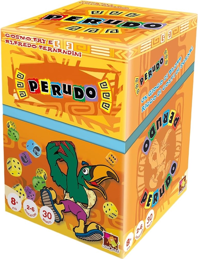 Asmodee- Italie Perudo, Jeu de société de Bluff et Stratégie, édition en Italien (8255), Multicolore : Amazon.fr: Jeux et Jouets