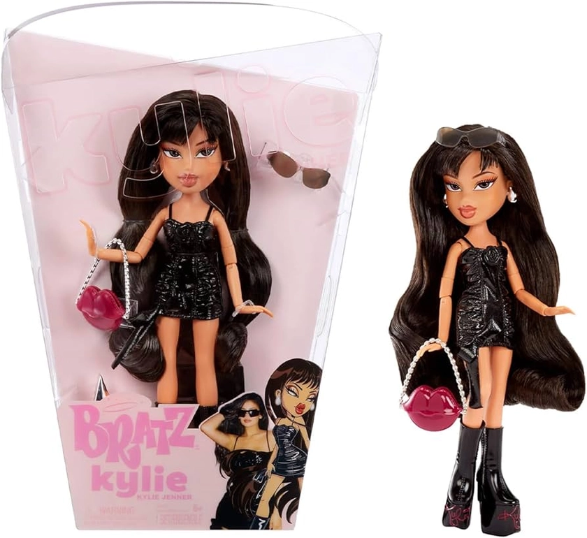 Bratz x Kylie Jenner - Muñeca de moda de día - Muñeca coleccionable con traje de día, Accesorios y Póster - Para niños y coleccionistas mayores de 6 años