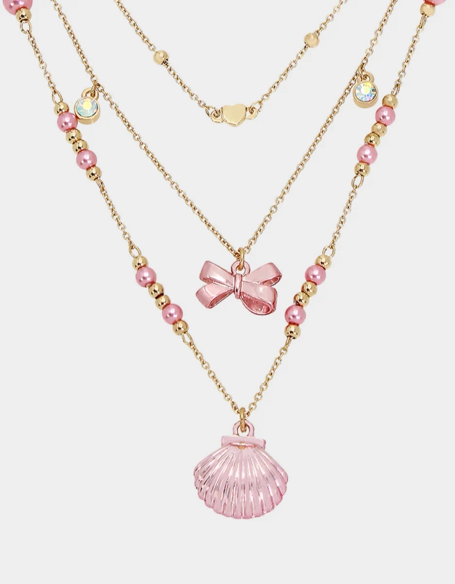 PINK SUMMER ILLUSION NECKLACE PINK