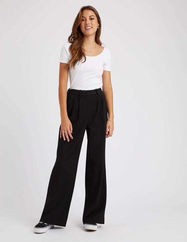 Pantalon tailleur en polyester recyclé