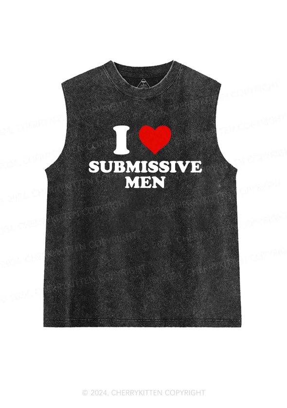 Cherrykitten I Love S Men Y2K Washed Tank Cherrykitten for Sale