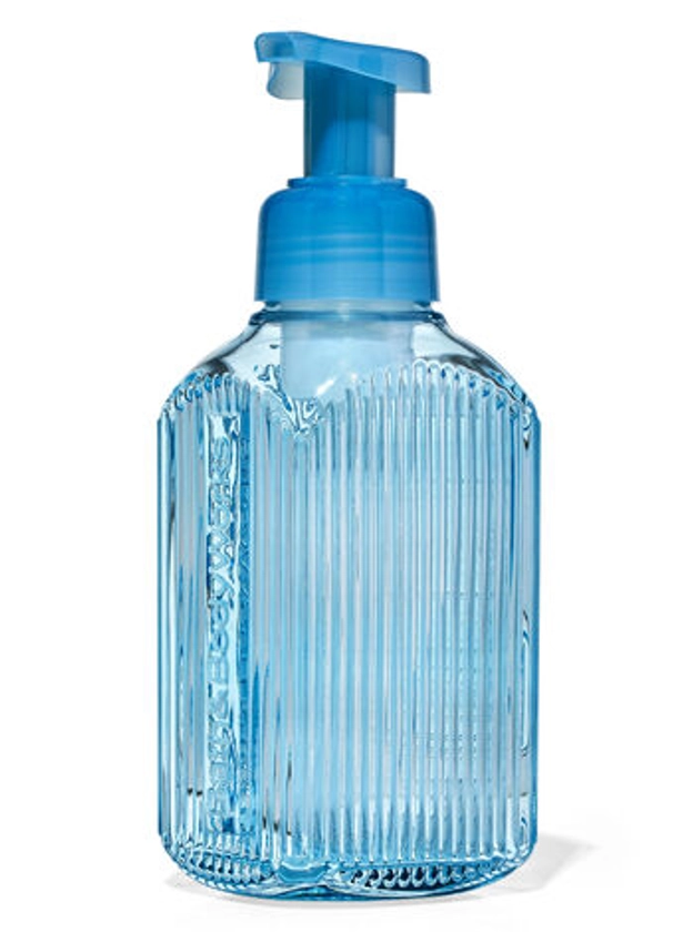 Blue Vertical Lines Gentle & Clean Foaming Hand Soap Dispenser | Bath & Body Works