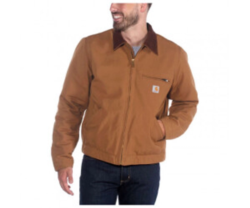 Buy Carhartt Duck Detroit Jacket brown (103828) from £118.00 (Today) – Best Deals on idealo.co.uk