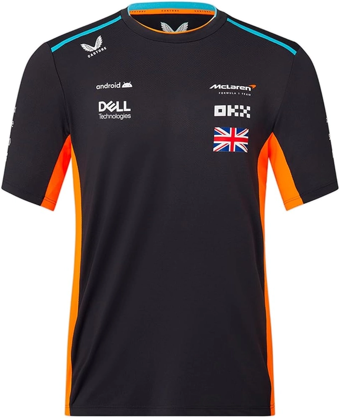 McLaren F1 T-shirt pour homme 2023 Lando Norris Team Replica Set Up, phantom, Taille S : Amazon.fr: Mode