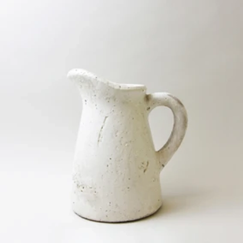 Chalk Cottage Jug with Tilted Spout