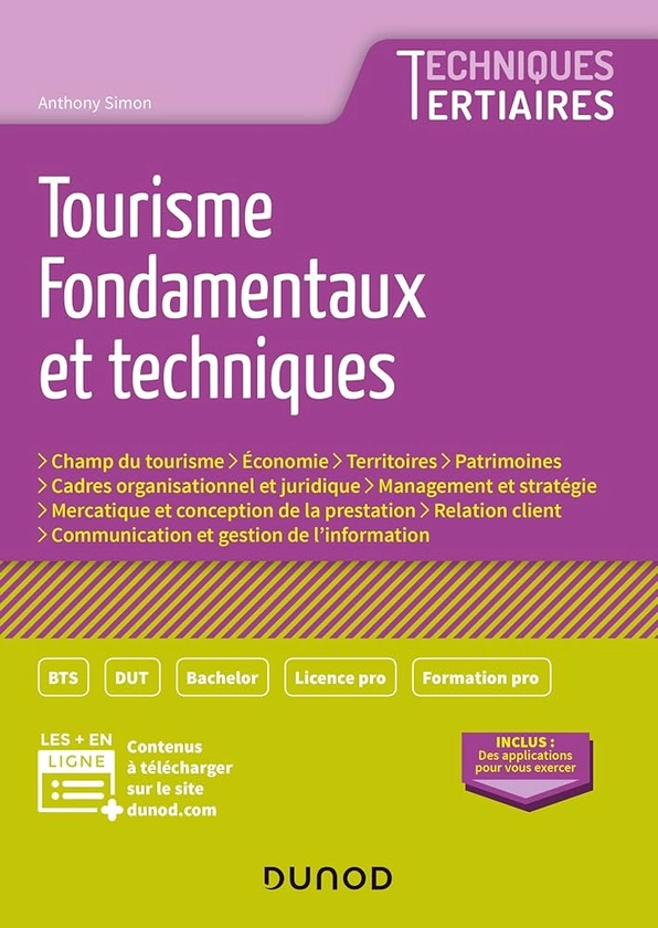 Amazon.fr - Tourisme - Fondamentaux et techniques - Simon, Anthony - Livres