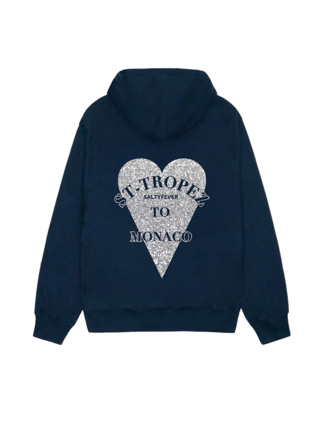 HOODIE NAVY ST-TROP GLITTER