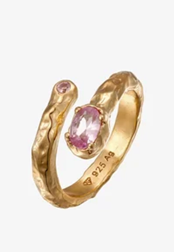 HAZE & GLORY SAPHIR - Bague - gold-coloured/doré - ZALANDO.FR