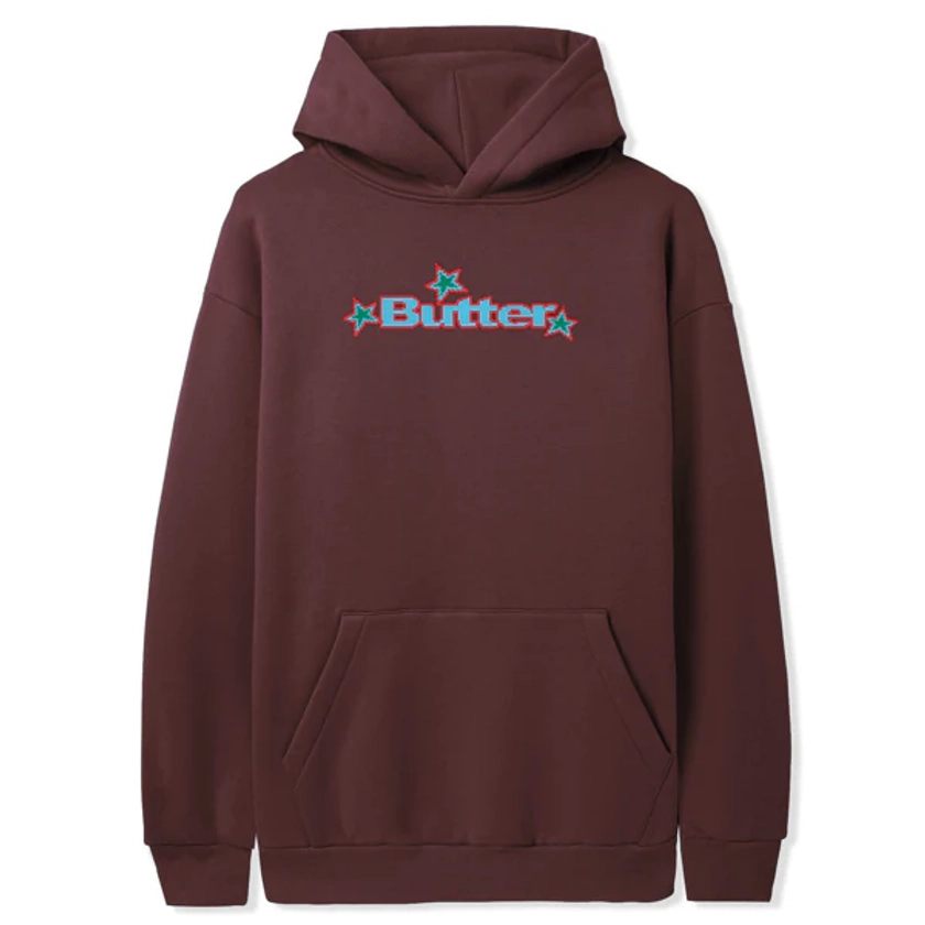 Star Logo Pullover Hood Maroon