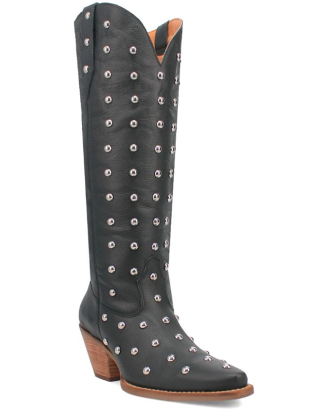 Dingo Women's Broadway Bunny Studded Tall Western Boots - Snip Toe | Boot Barn