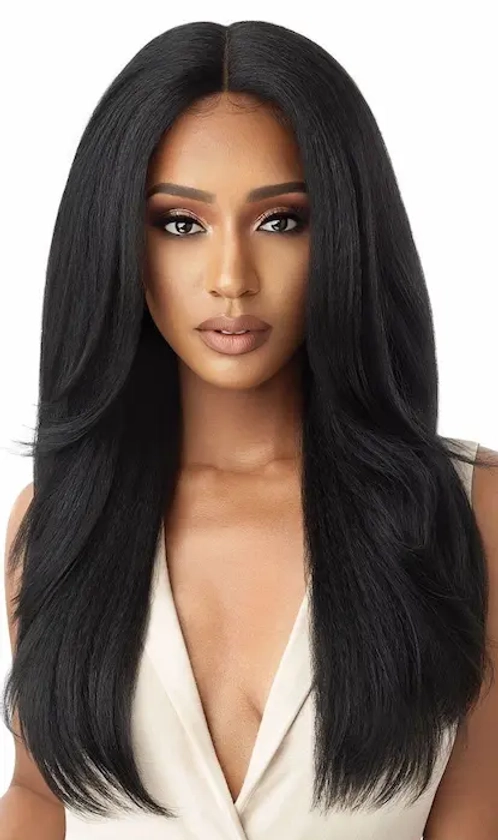 Perruque Yaki Kinky Straight Lace Front Neesha 203 Rousse - Outre