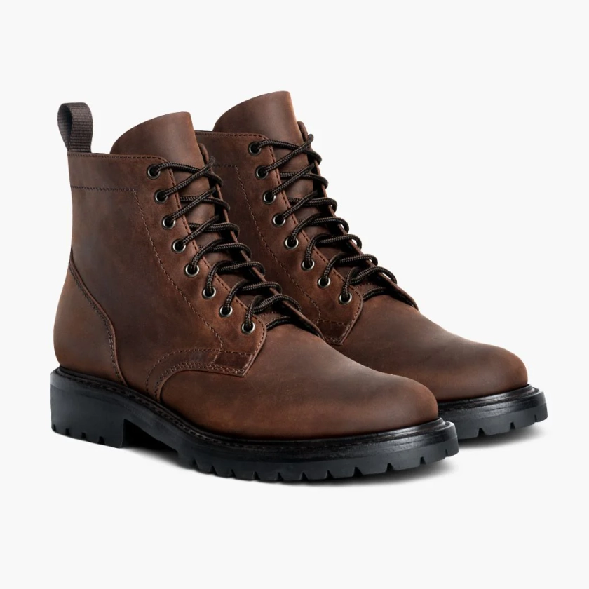 Men's Hero Lace-Up Boot In Brown 'Arizona Adobe' Leather - Thursday