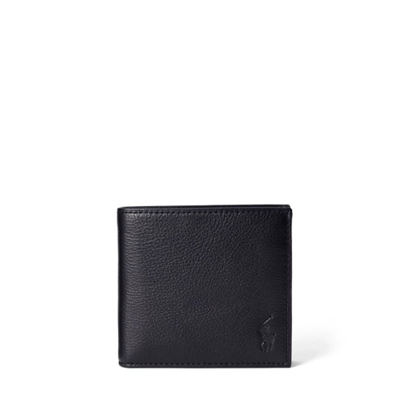 Portefeuille en cuir chagrin pour homme | Ralph Lauren® FR