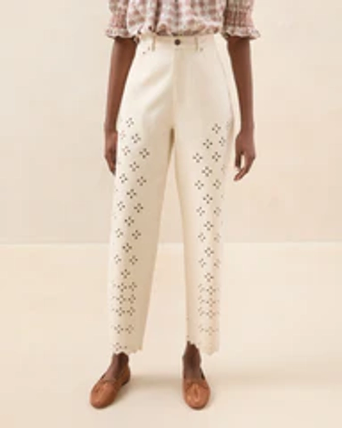 Demi Embroidered Pant