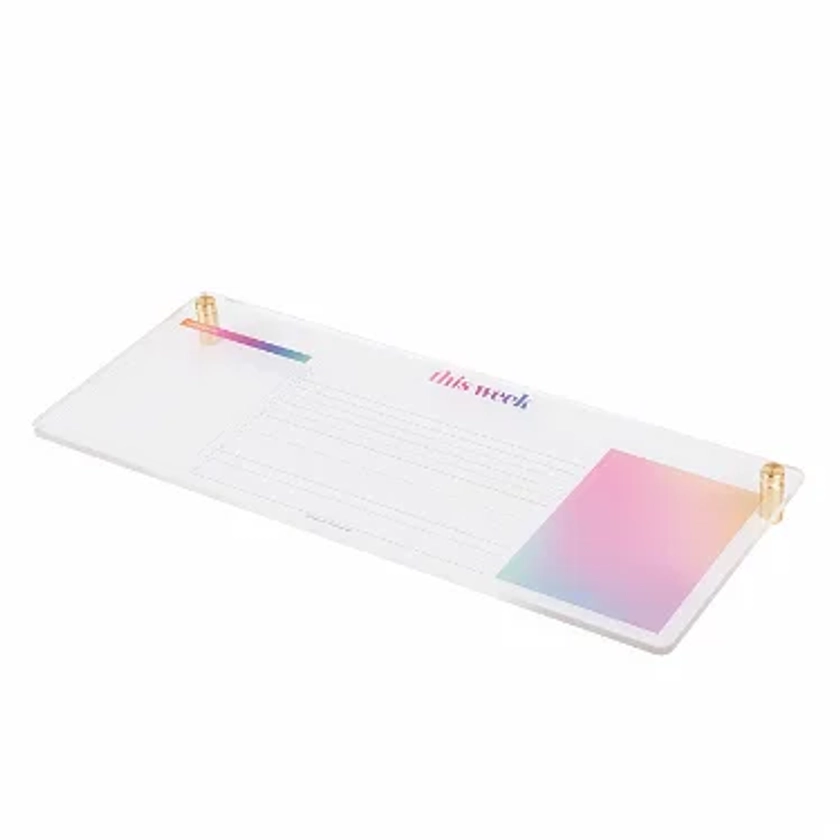 Acrylic Colorful Weekly Productivity Desk Stand | Erin Condren