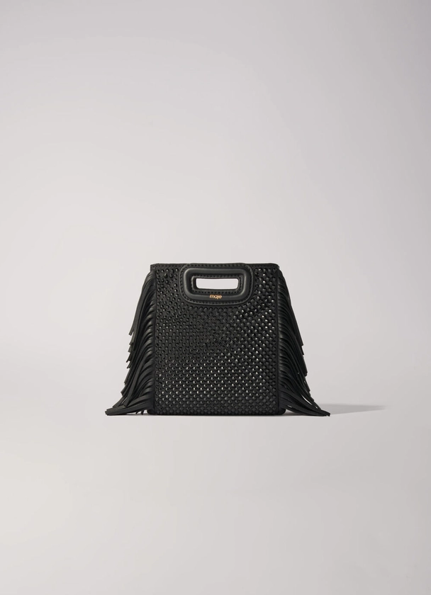 Sac M Mini À Strass - Noir - Maje