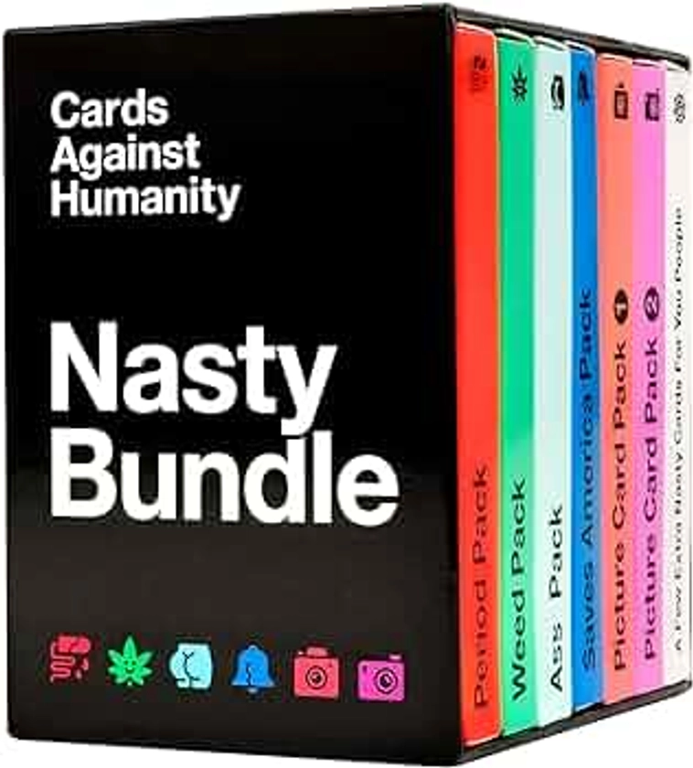 Cards Against Humanity: Nasty Bundle • 6 themed packs + 10 new cards