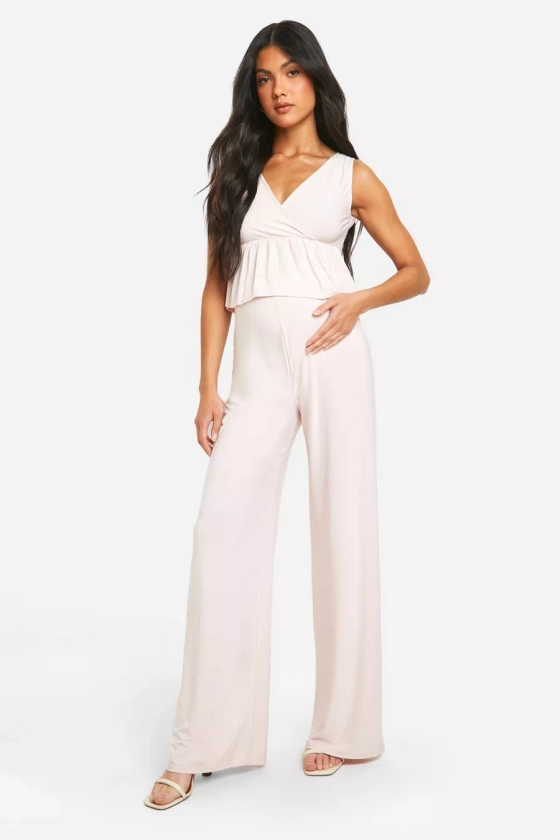 Maternity Slinky Wide Leg Trouser