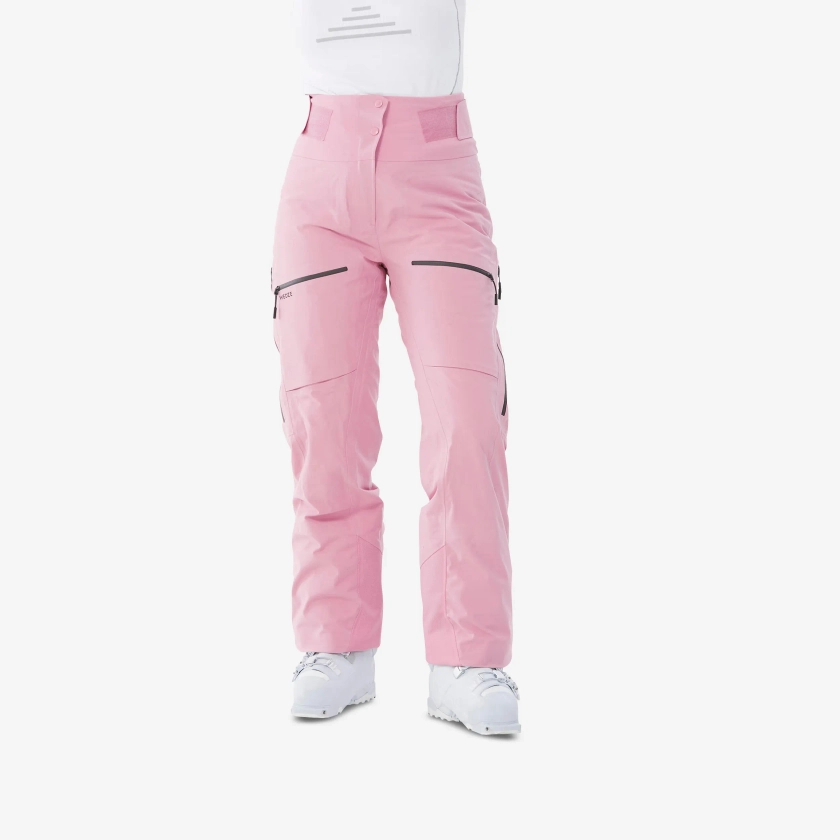 Women’s Warm and Waterproof Ski Trousers FR500 - Pink