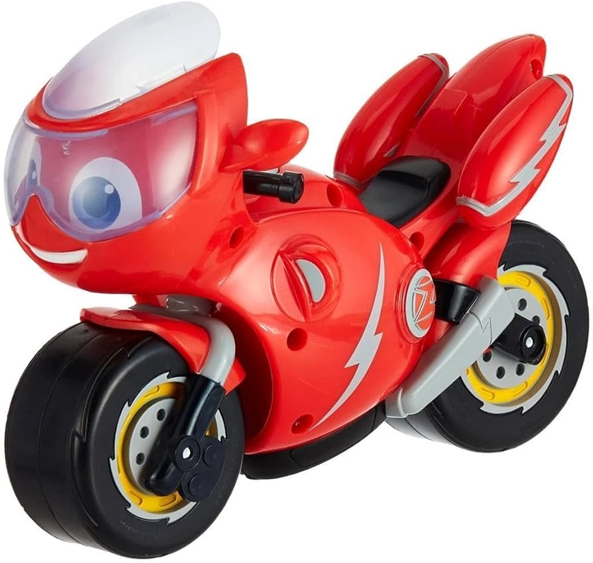 Ricky Zoom Toy Motorcycle with Light and Sounds, Red for Boys,girl