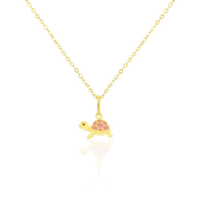 Collier Cali Tortue Or Jaune